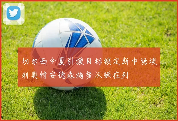 切尔西今夏引援目标锁定新中场埃利奥特安德森梅努沃顿在列